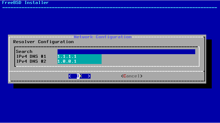 Configuración servidores DNS